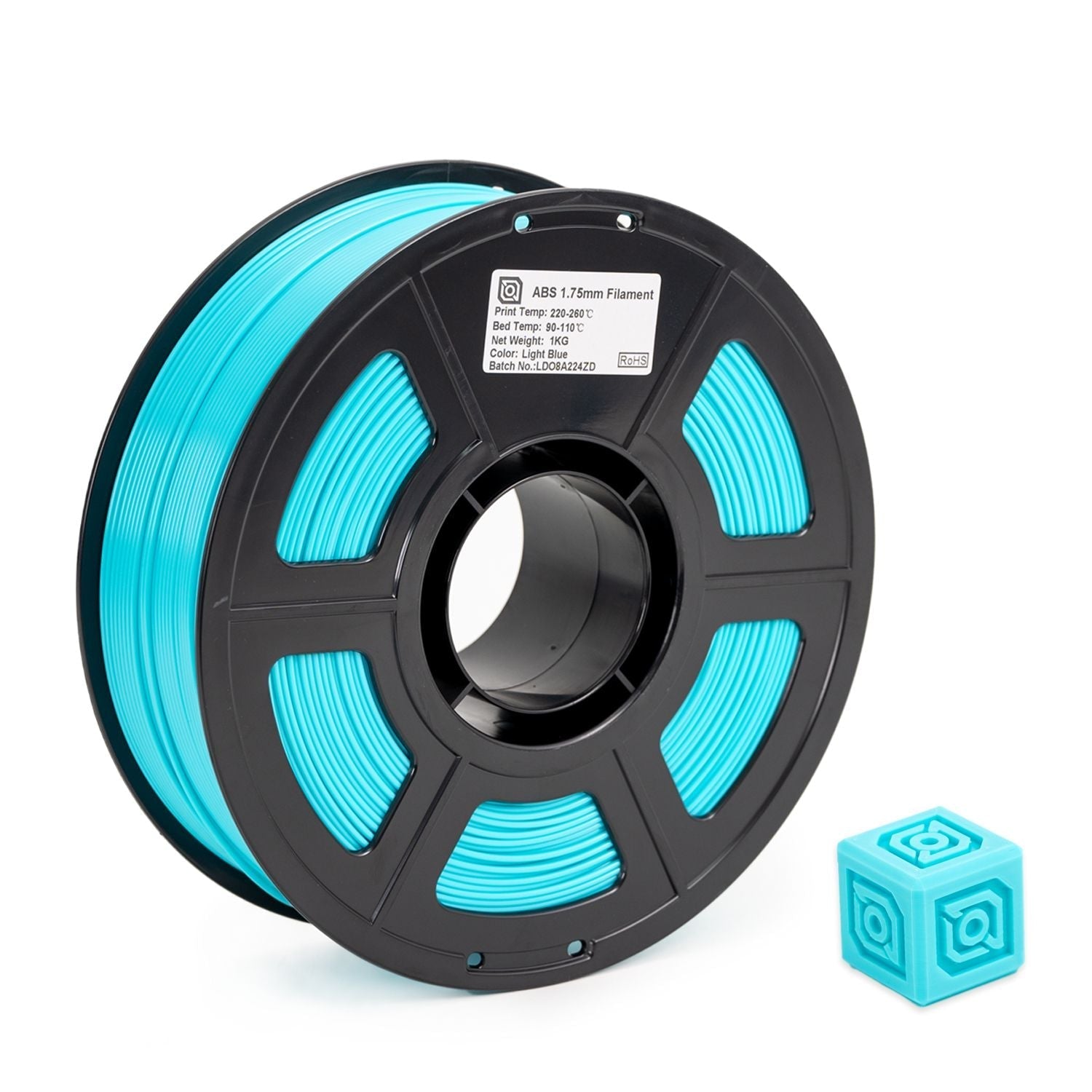 LDO ABS Filament 1.75mm 1kg - Light Blue - LDO - LDOF - ABS - TEAL - DREMC STORE