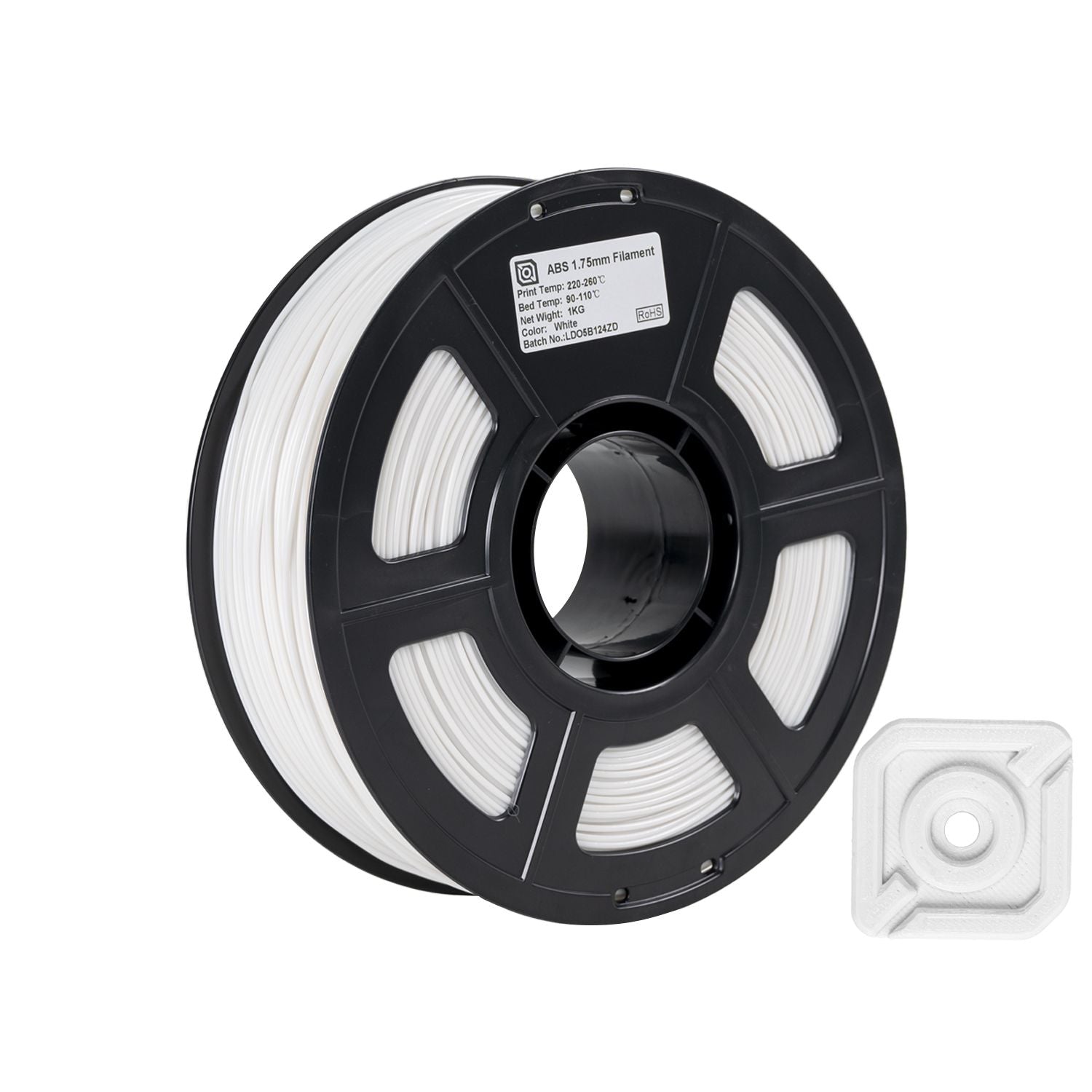 LDO ABS Filament 1.75mm 1kg - White - LDO - LDOF - ABS - WHITE - DREMC STORE