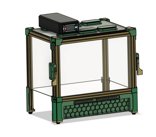 LDO Box Turtle Enclosure Kit - Black(Batch 1) - LDO - BTE - KIT - BLK - DREMC STORE