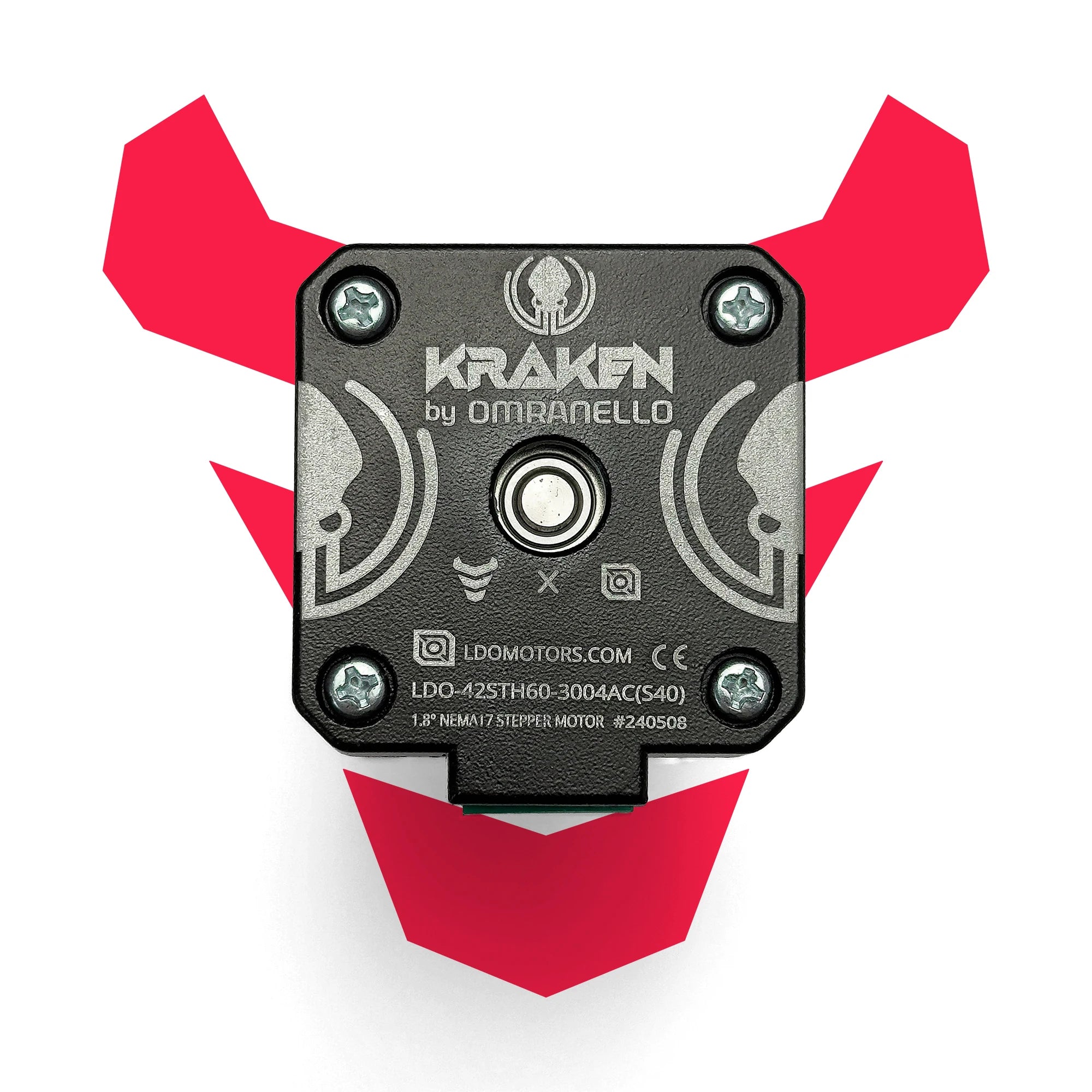 LDO x Kraken Stepper Motors High Torque 1.8/0.9 Stepper by Devil Design - Kraken 1.8 3004AH S37 D Shaft - LDO - 42STH60 - 3004HA(S37)D - DREMC STORE