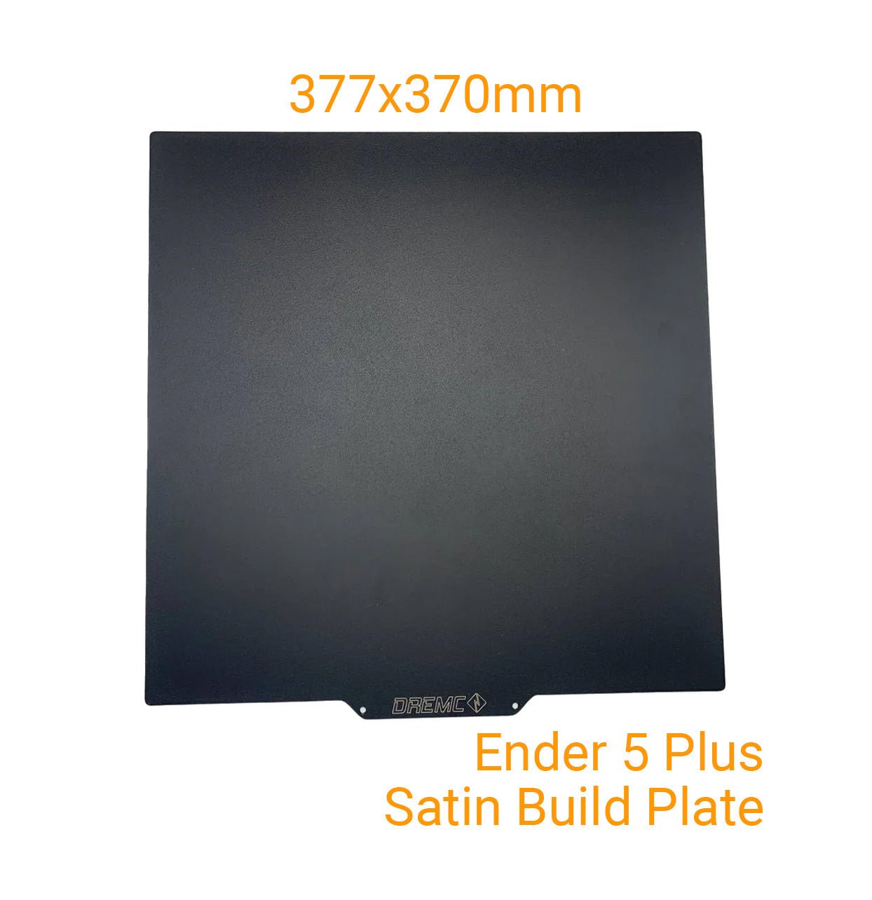 Light Satin PEI Spring Steel Build Plate(Bambu Labs, Voron, Creality, Prusa) - 377x370 Ender 5 Plus - DRJS - 377 - 370 - DREMC STORE