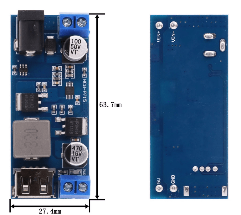 LM2596S DC - DC Power Buck Module 24V / 12V to 5V 3A - LM2596S - DREMC STORE
