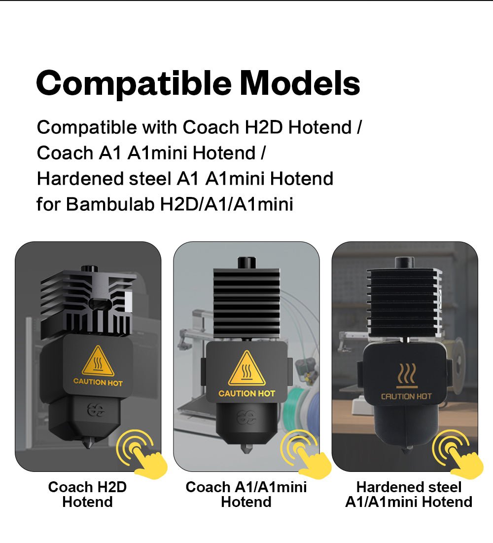 M4 TZ Hardened Steel Nozzle for TZ A1, H2D style hotends - 0.2mm - T-M4TZ-02 - DREMC STORE