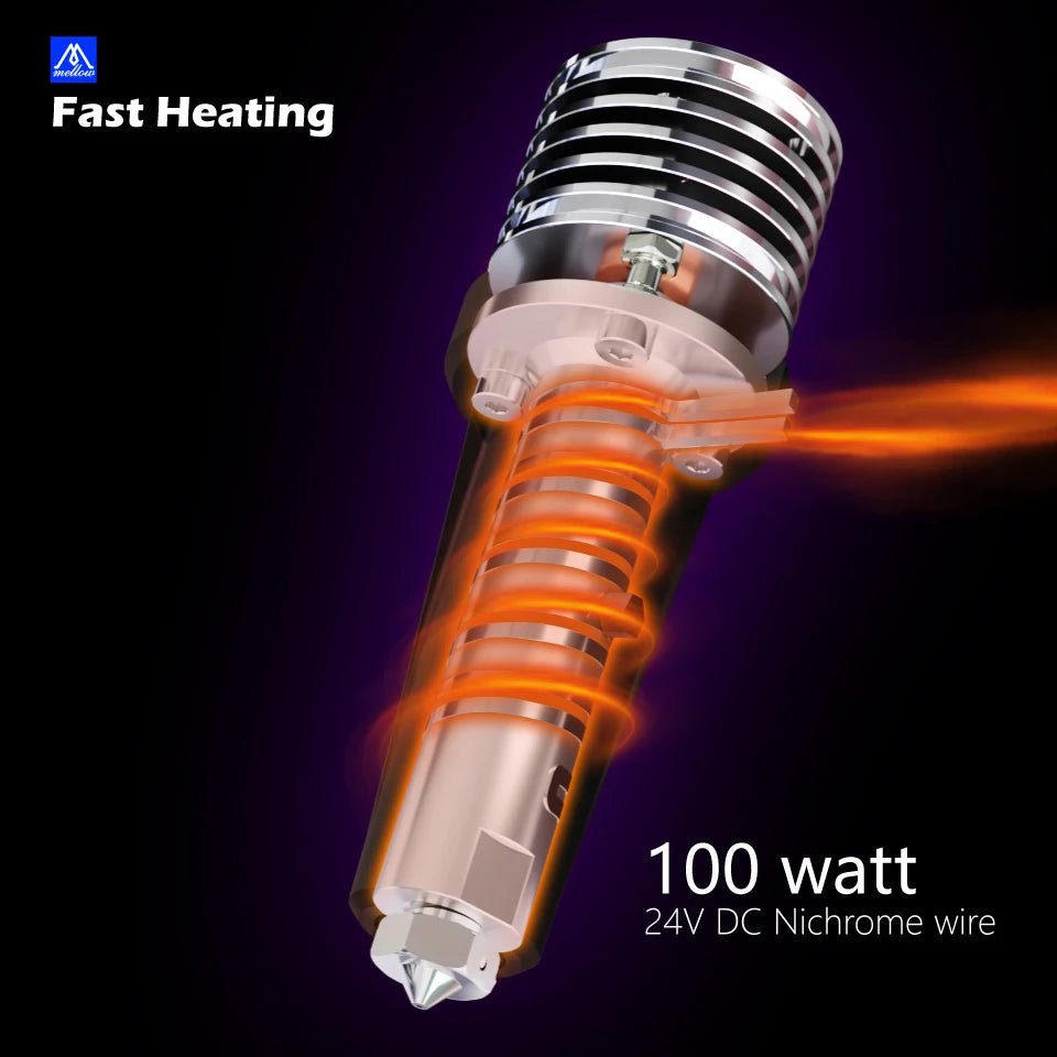 Mellow All Metal Goliath Air V2 Hotend - SET1 (Goliath Air Hotend) - M - 5030817195 - DREMC STORE