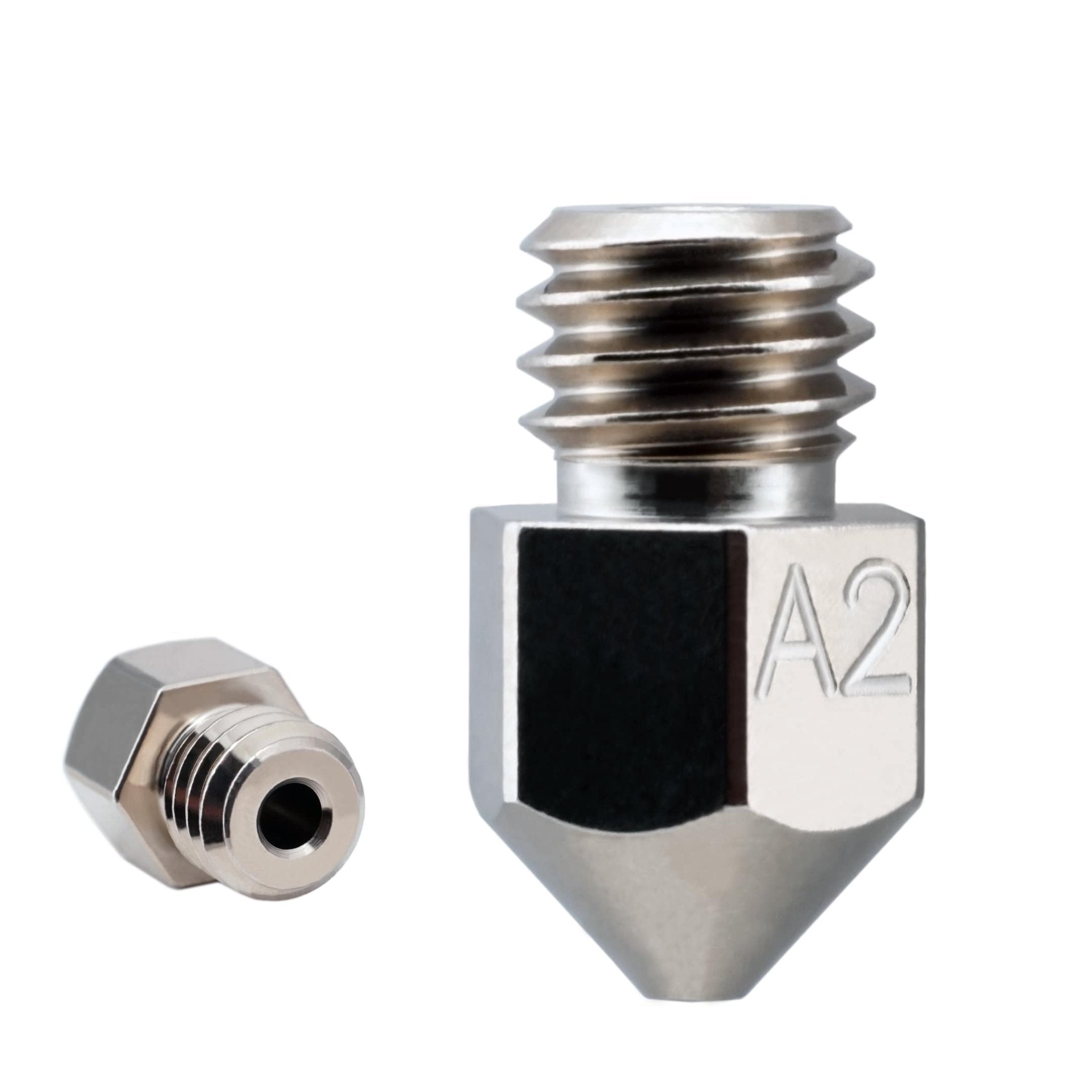Micro Swiss A2 Hardened Steel Nozzle for MK8 (CR10 / Ender / Tornado / MakerBot) - 0.4mm - M2585 - 04 - DREMC STORE