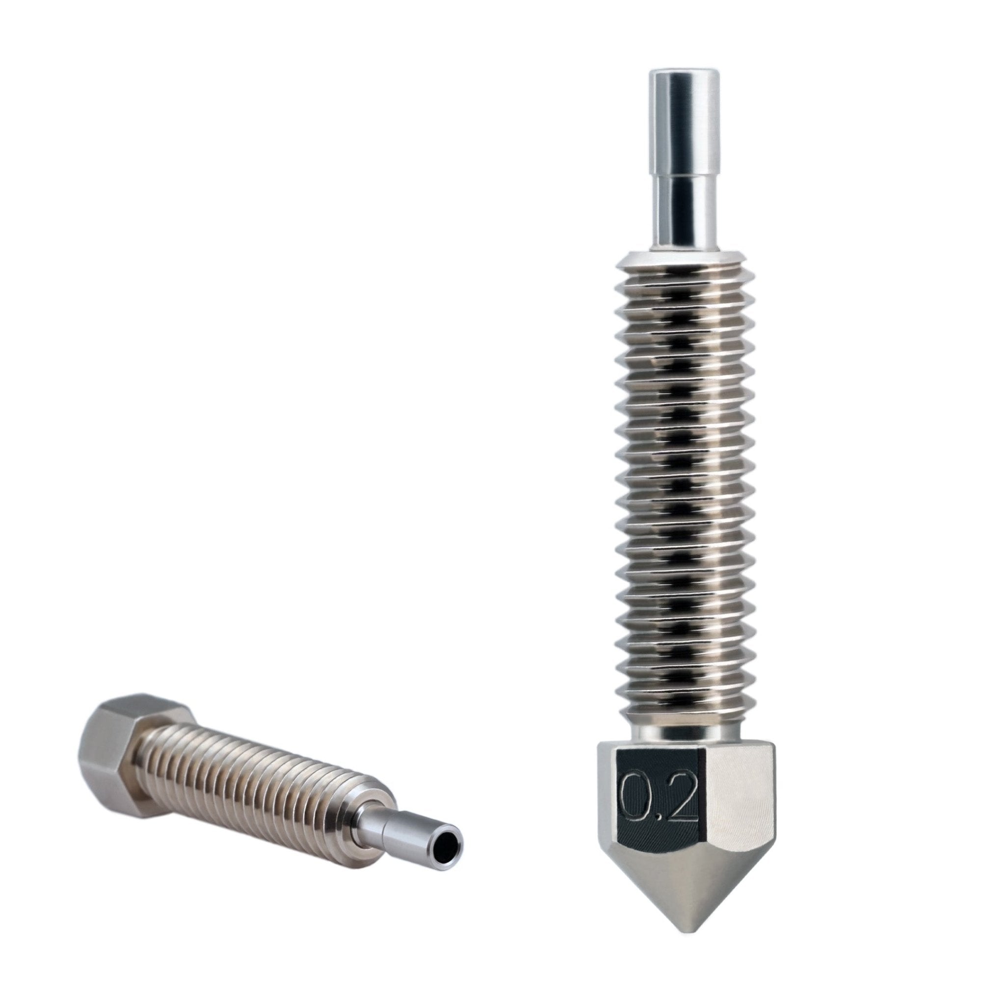 Micro Swiss Brass Plated Wear Resistant Nozzle for FlowTech™ Hotend - .2mm - M3001 - 02 - DREMC STORE