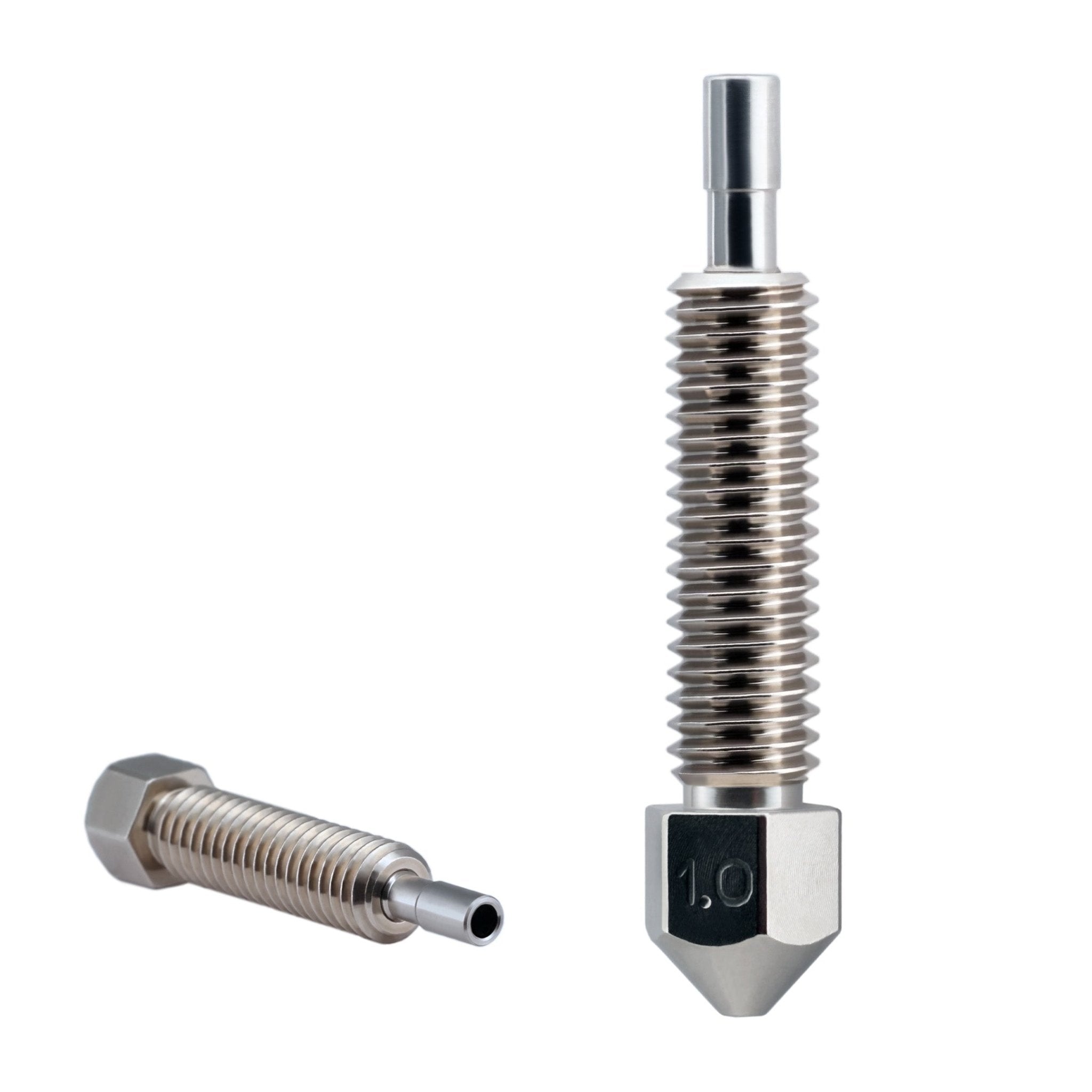 Micro Swiss Brass Plated Wear Resistant Nozzle for FlowTech™ Hotend - 1.0mm - M3001 - 10 - DREMC STORE