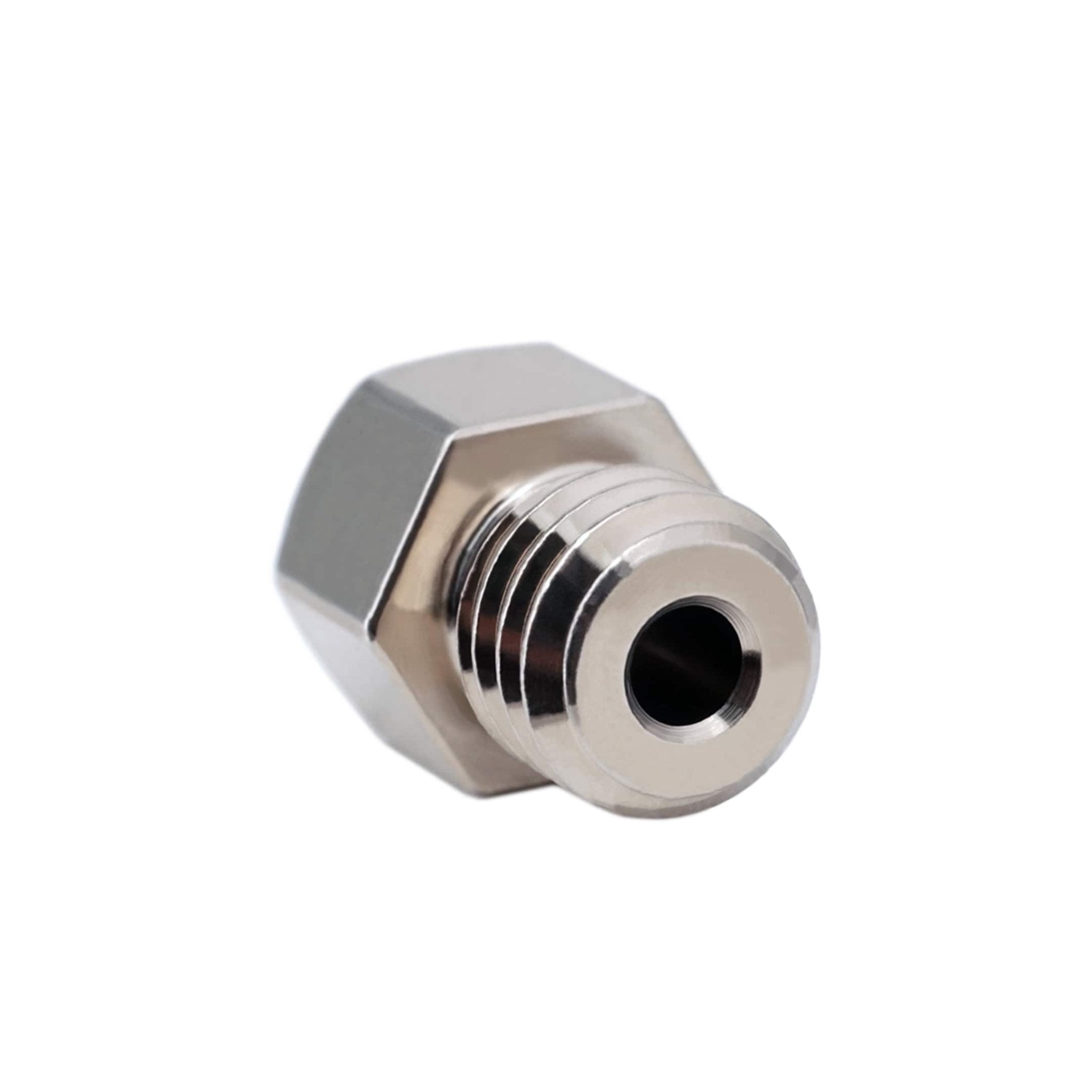 Micro Swiss Brass Plated Wear Resistant Nozzle for MK8 (CR10 / Ender / Tornado / MakerBot) - 0.2mm - M2549 - 02 - DREMC STORE