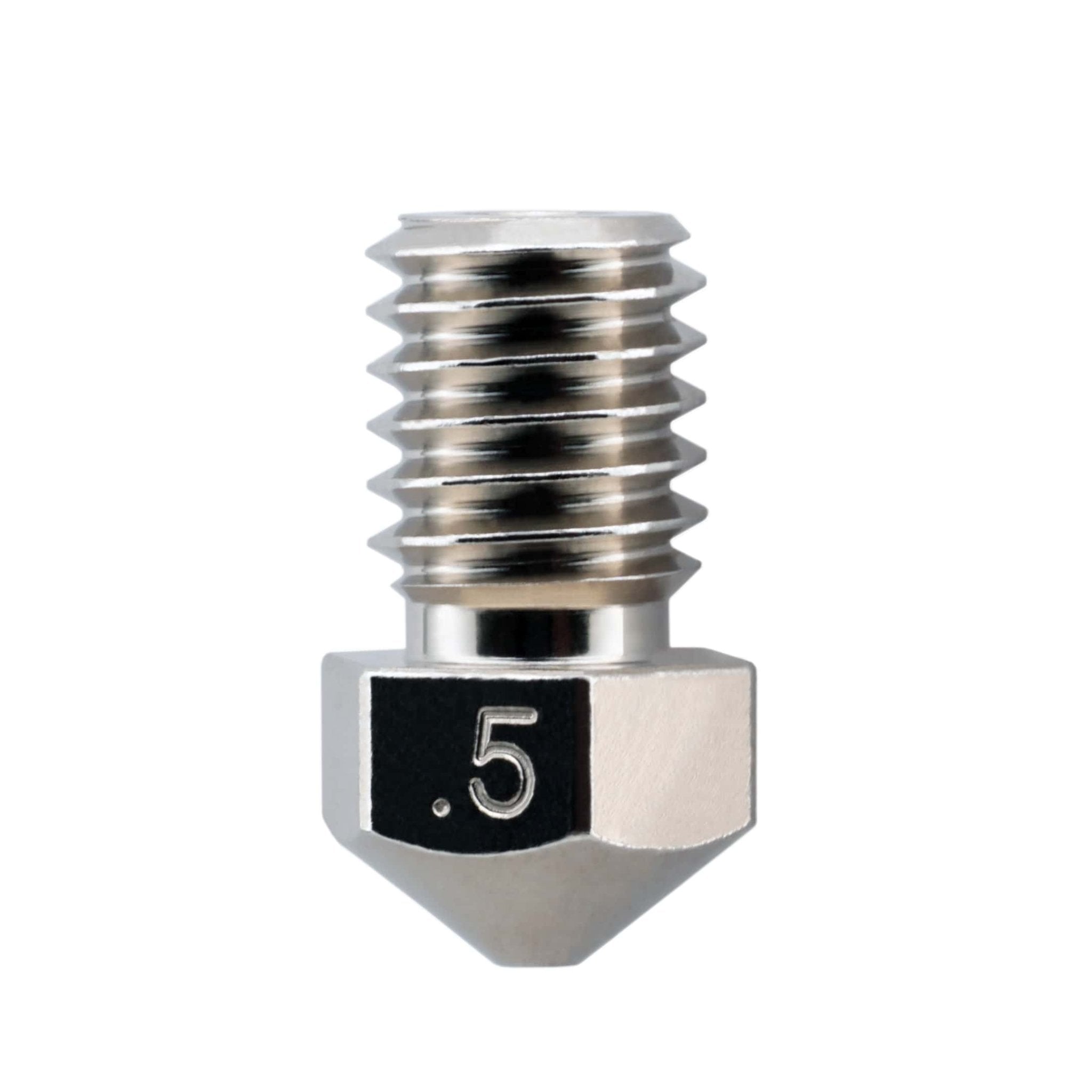 Micro Swiss Brass Plated Wear Resistant Nozzle for V6 RepRap - M6 Thread 1.75mm - 0.5mm - M2552 - 05 - DREMC STORE