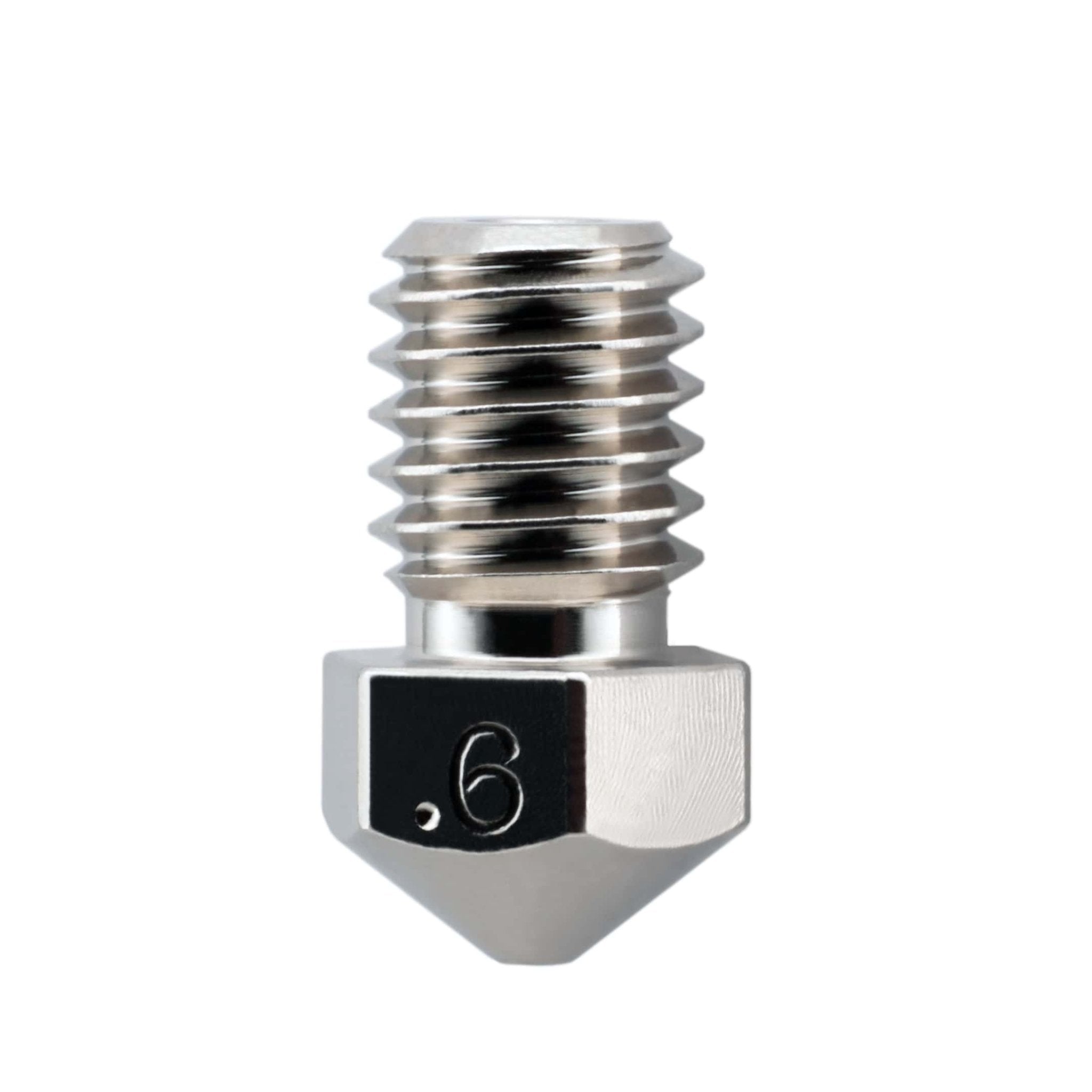 Micro Swiss Brass Plated Wear Resistant Nozzle for V6 RepRap - M6 Thread 1.75mm - 0.6mm - M2552 - 06 - DREMC STORE