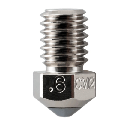 Micro Swiss CM2™ Hardened High Speed Steel Nozzle RepRap - M6 Thread 1.75mm - 0.6mm - M2902 - 06 - DREMC STORE