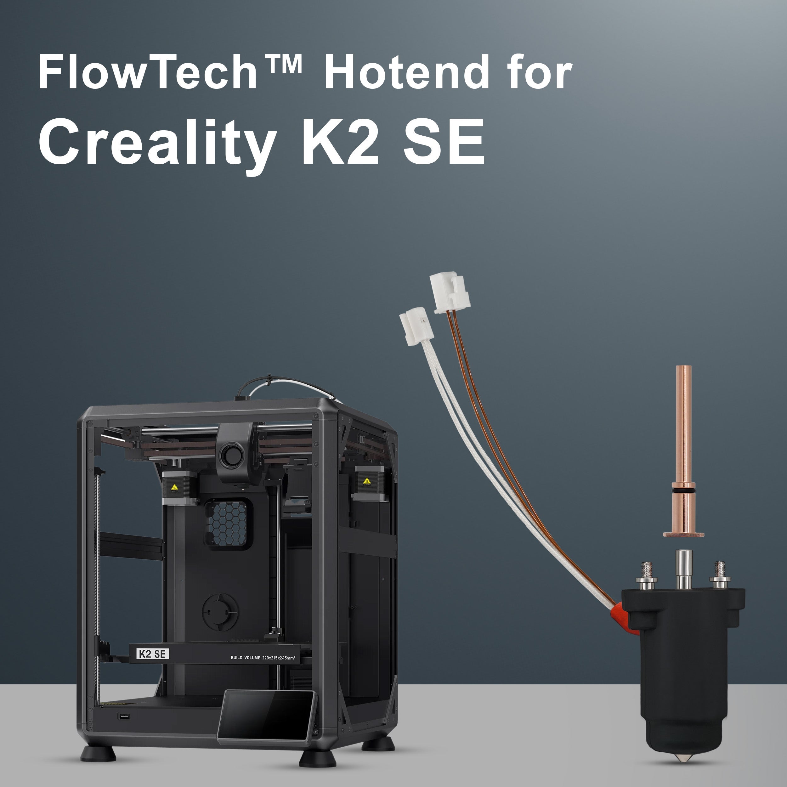 Micro Swiss FlowTech™ Hotend for Creality K2 SE - M3116 - DREMC STORE 3D Printing Supplies