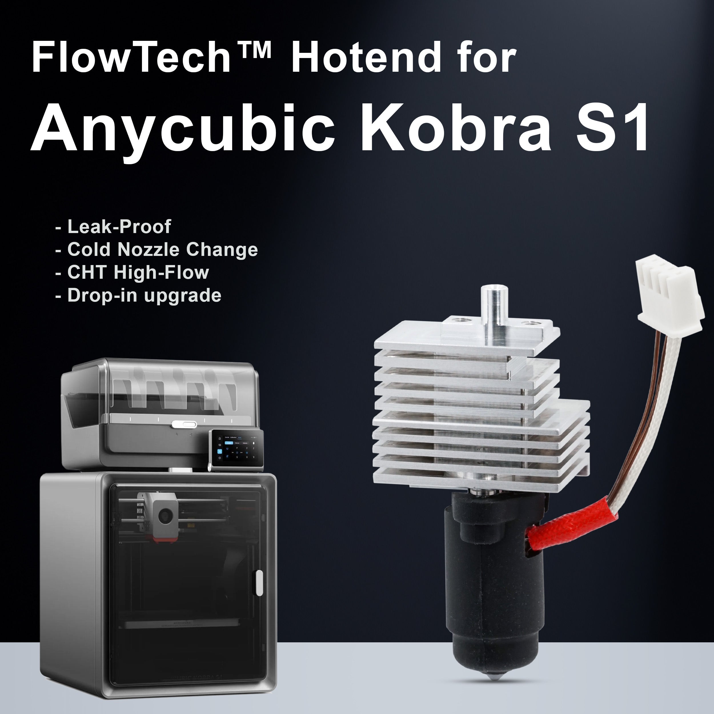 Micro Swiss FlowTech™ Hotend for Kobra S1 - M3114 - DREMC STORE