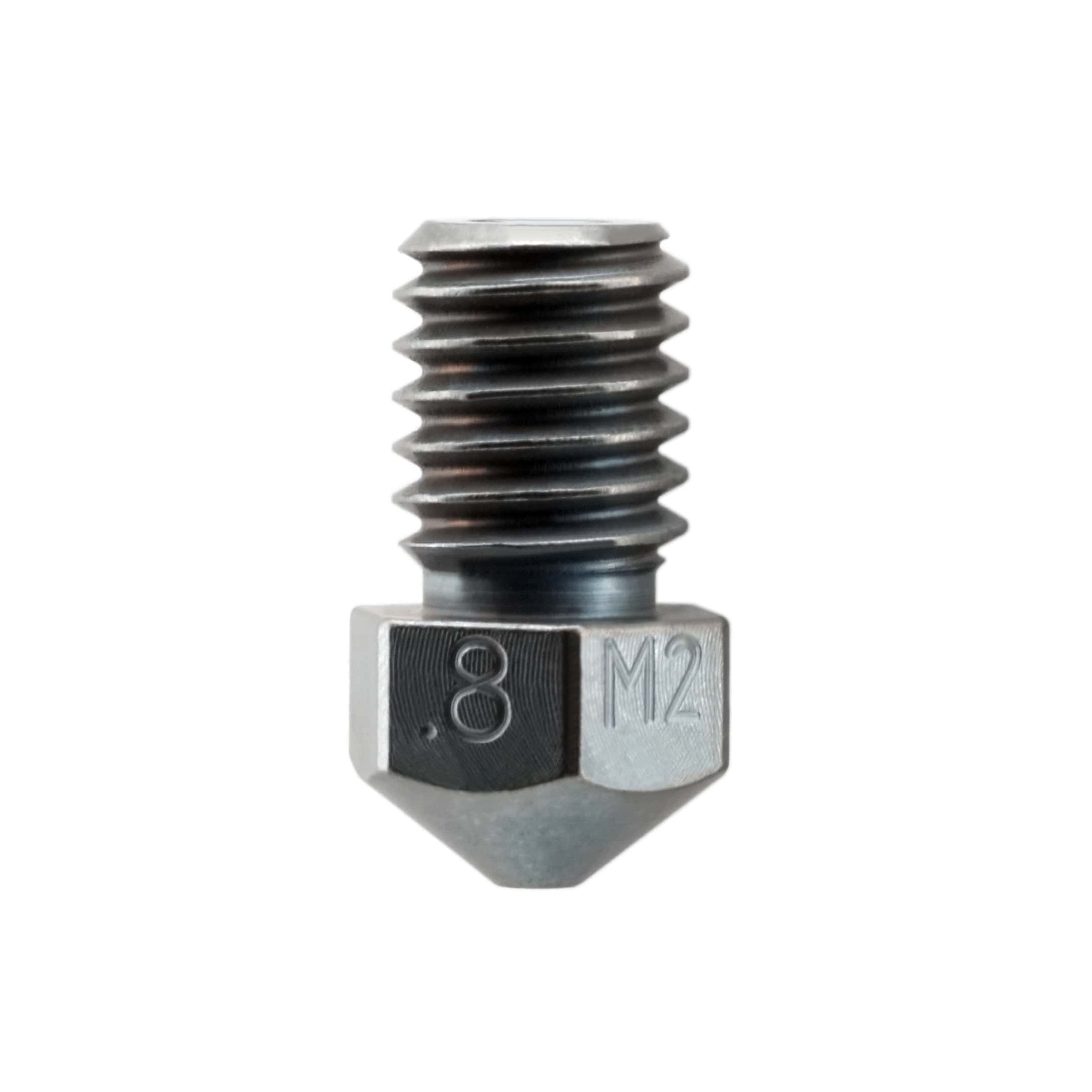 Micro Swiss M2 Hardened High Speed Steel Nozzle V6/RepRap - M6 Thread 1.75mm - 0.8mm - M2600 - 08 - DREMC STORE
