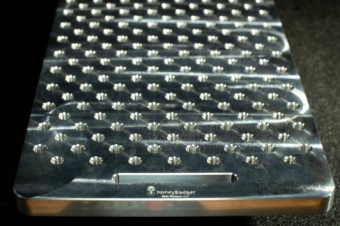 Milo V1.5 Mod vise Fixture V2 plate by HoneyBadger - FABREEKO - MILO - FIXTURE - V2 - DREMC STORE