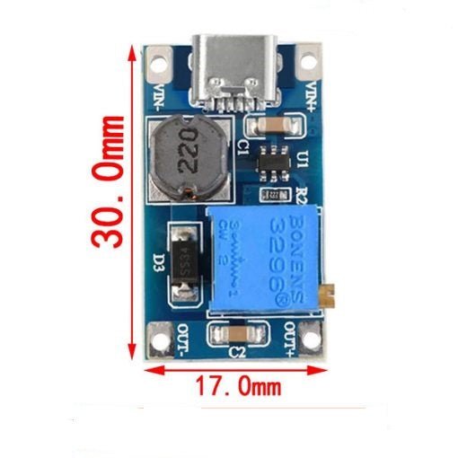 MT3608 2A DC - DC Voltage Step Up Booster Module - MT3608 - DREMC STORE