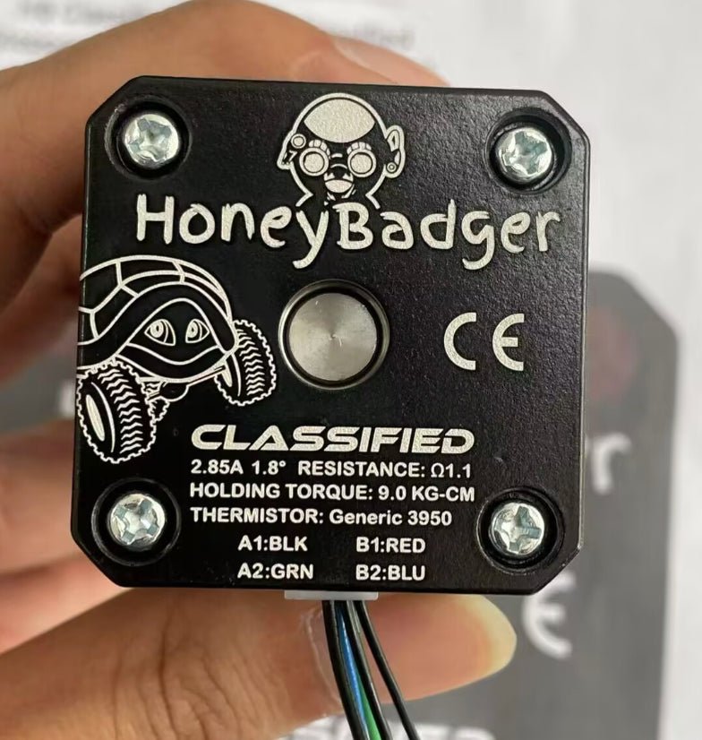 Nema 17 2.85A RMS rated classified steppers by HoneyBadger - FB - NEMA17 - 2804(60 - S8) - DREMC STORE