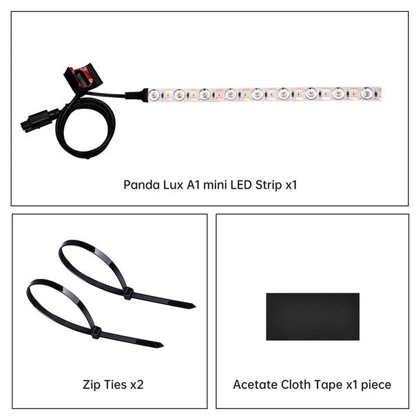 Panda Lux LED Upgrade Kit for Bambu Lab A1 / A1 Mini - A1 Mini - 1990000089 - DREMC STORE