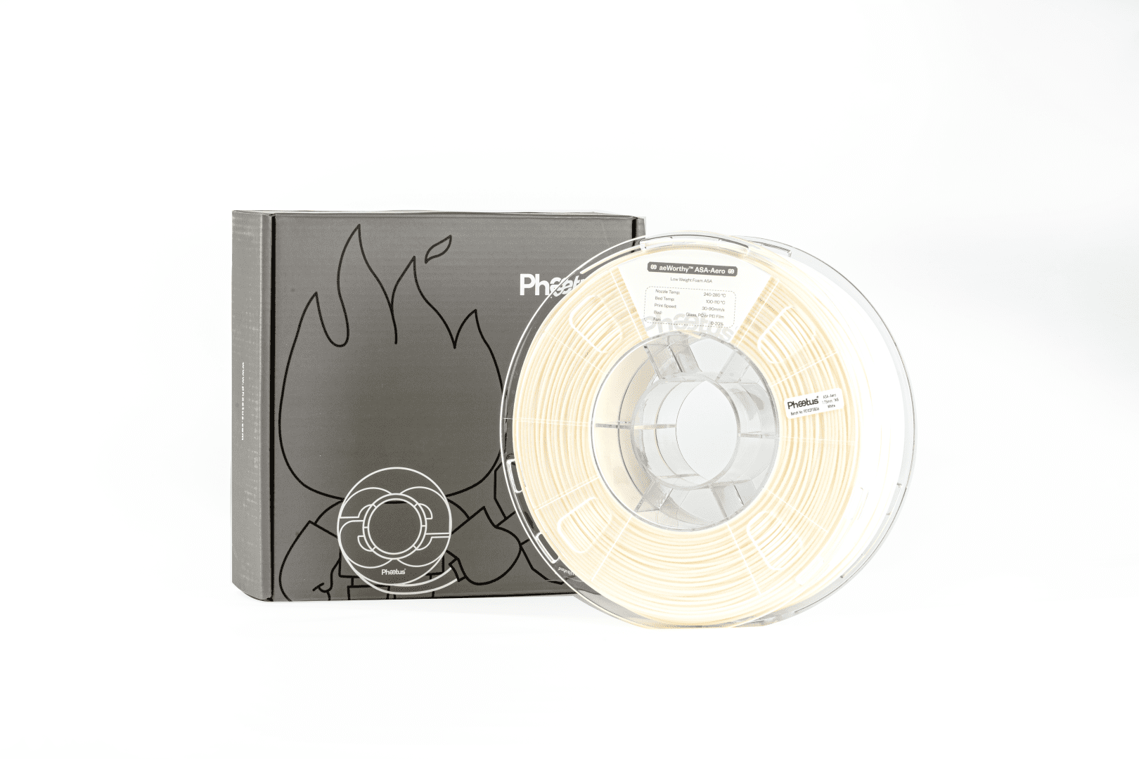 Phaetus aeWorthy™ ASA AERO Filament 1kg - White - 6973090163464 - DREMC STORE