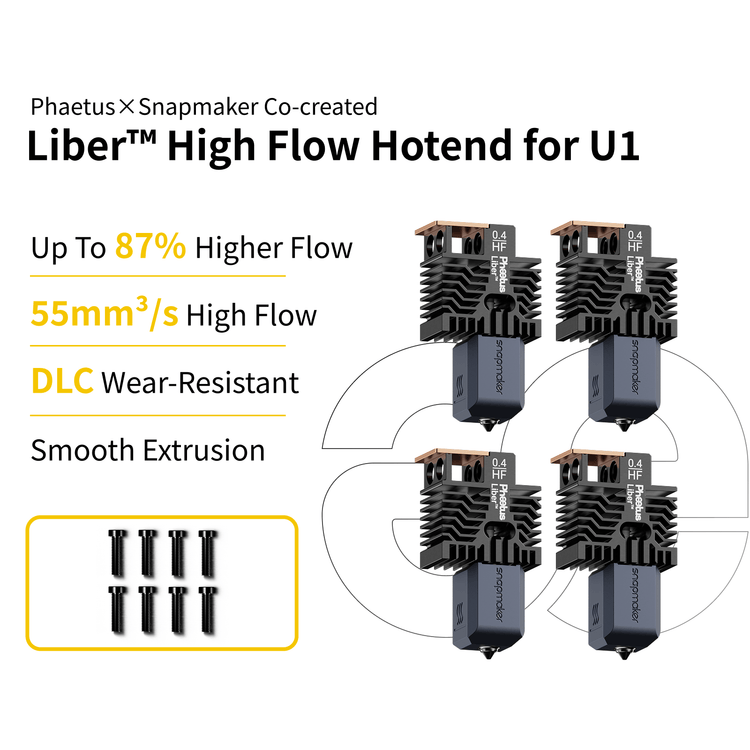 Snapmaker × Phaetus Liber High Flow Hotend for U1