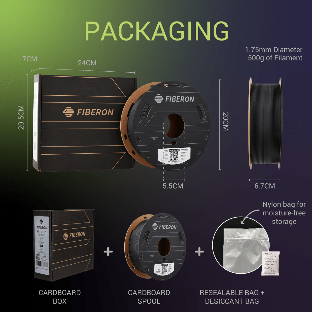 Polymaker Fiberon™ PA612 - ESD 500g 1.75mm - FG08001 - DREMC STORE