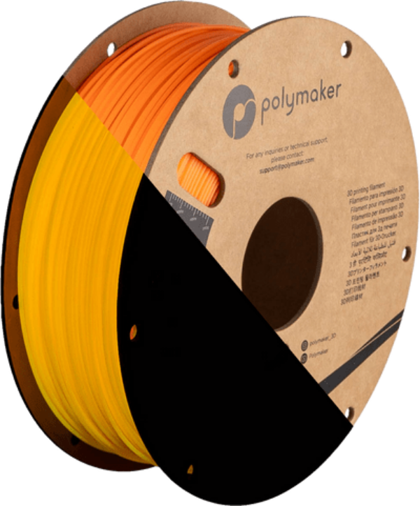 Polymaker PolyLite™ Luminous PLA Filament 1kg - Luminous Orange - PA02090 - DREMC STORE