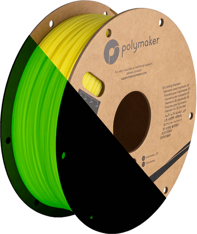 Polymaker PolyLite™ Luminous PLA Filament 1kg - Luminous Yellow - PA02093 - DREMC STORE