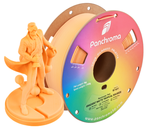 Polymaker PolyTerra™ Gradient PLA / Panchroma Matte Gradient PLA 1.75mm 1kg - Tropical Squeeze -  - DREMC STORE