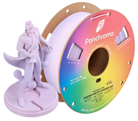 Polymaker PolyTerra™ Gradient PLA / Panchroma Matte Gradient PLA 1.75mm 1kg - Lavender Fizz -  - DREMC STORE