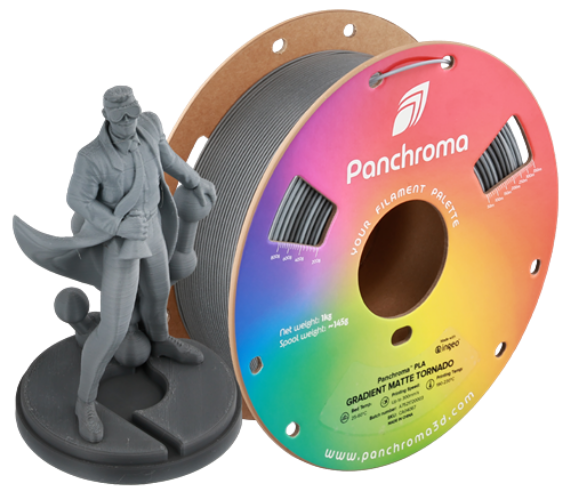 Polymaker PolyTerra™ Gradient PLA / Panchroma Matte Gradient PLA 1.75mm 1kg - Tornado -  - DREMC STORE