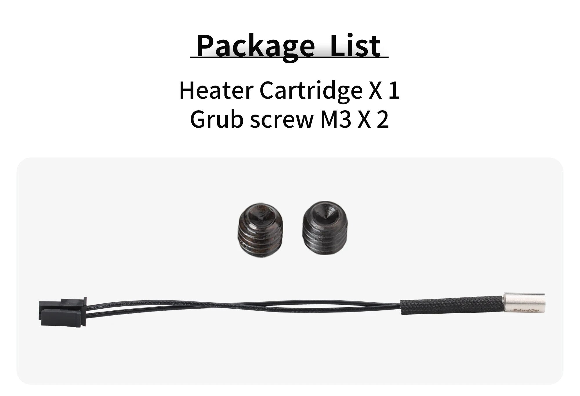 Prusa Comptiable Heater Cartridge (MK4) (Trianglelab) - TL - MK4HC - DREMC STORE