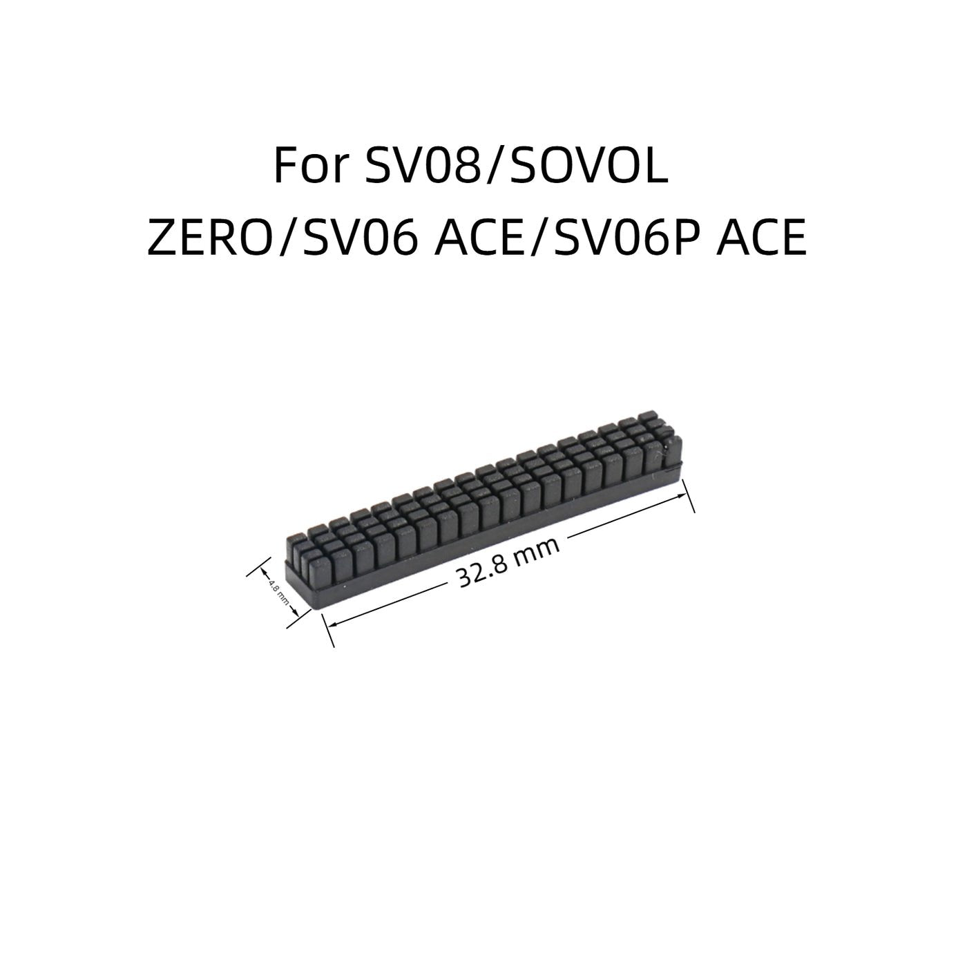 Silicone Nozzle Brush For SV08 / Zero / SV06 Ace Series - 400101101501 - DREMC STORE