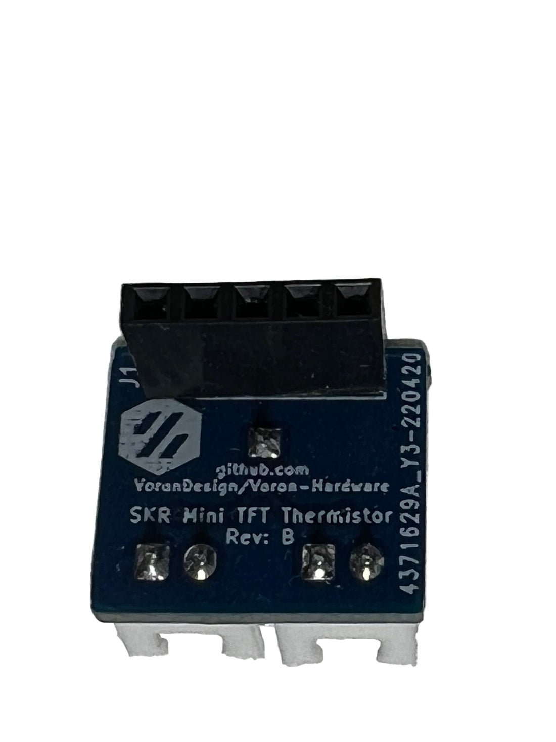 SKR Mini TFT Thermistor module with VoronDesign branding on a white background