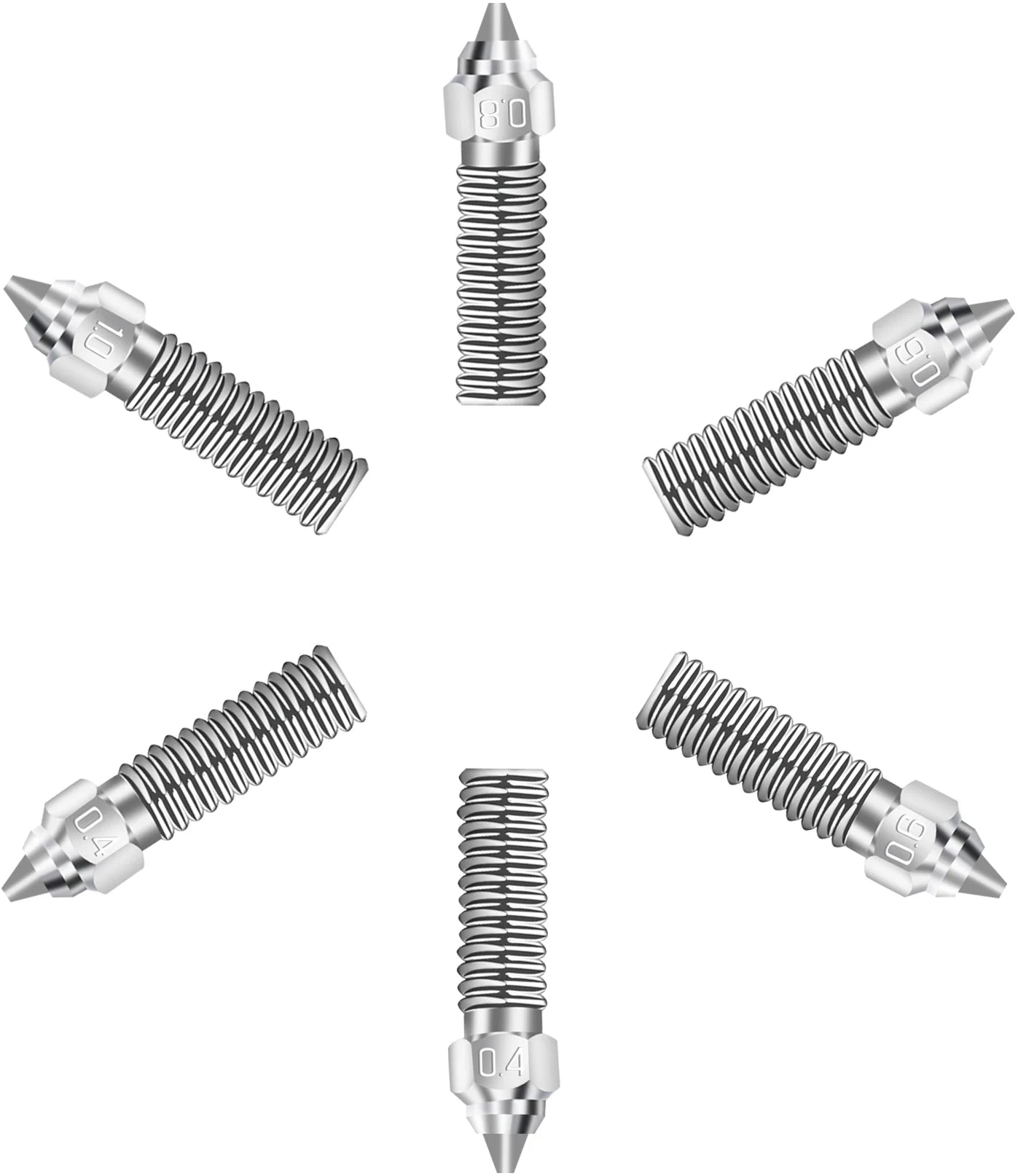 Sovol Hardened Steel Nozzle for the SV06 Plus/SV07 (6pc)