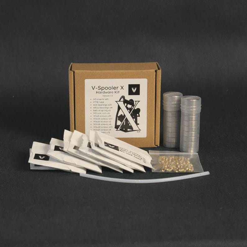 The Original V - Spooler X for Bulk Filament Winder Hardware Kit - Hardware Kit Only - VTC3D-VSPOOL-X-HK - DREMC STORE
