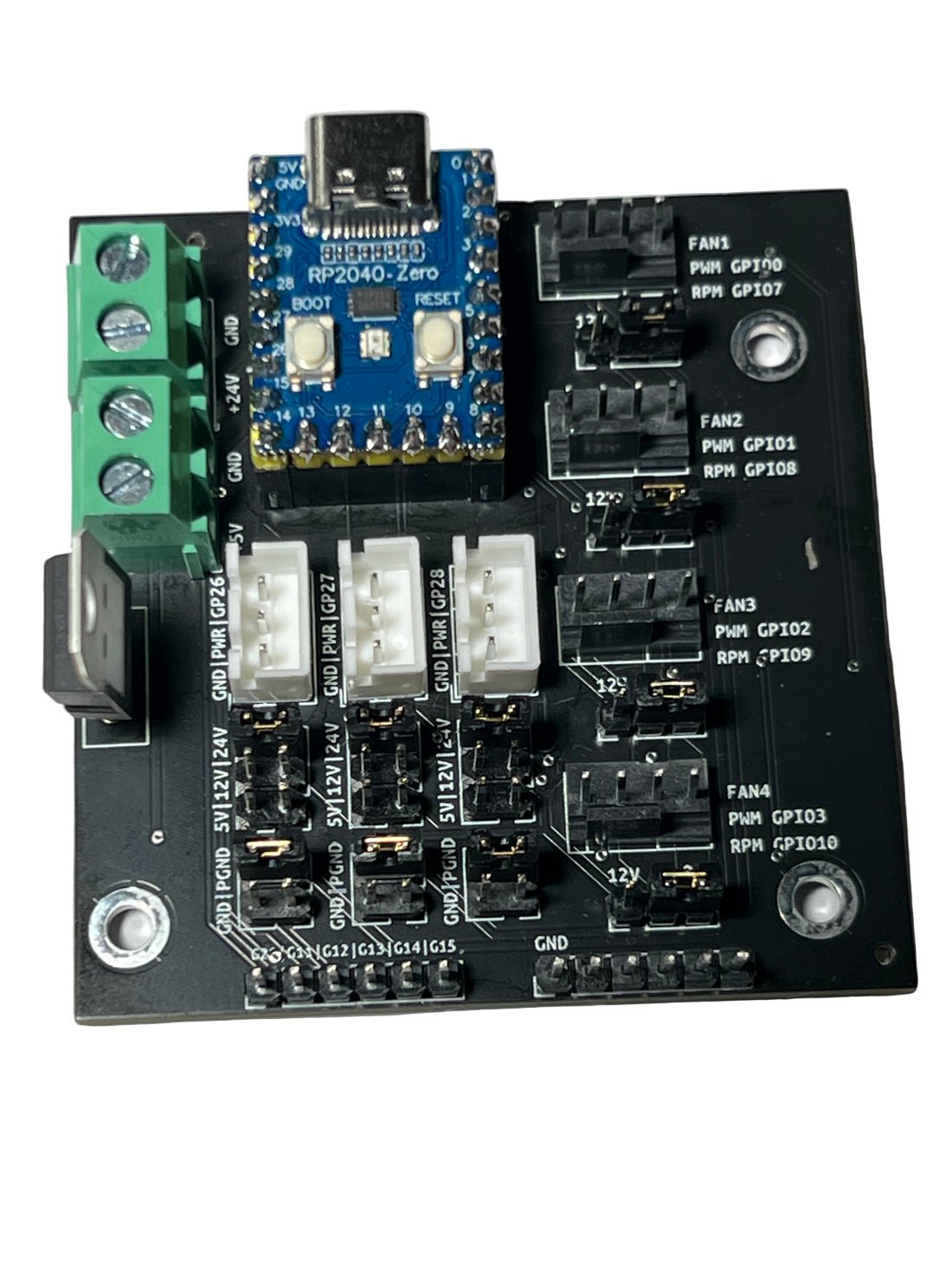 Tiny Fan Board by Gi7mo with RP2040 Controller - F - TFB - DREMC STORE