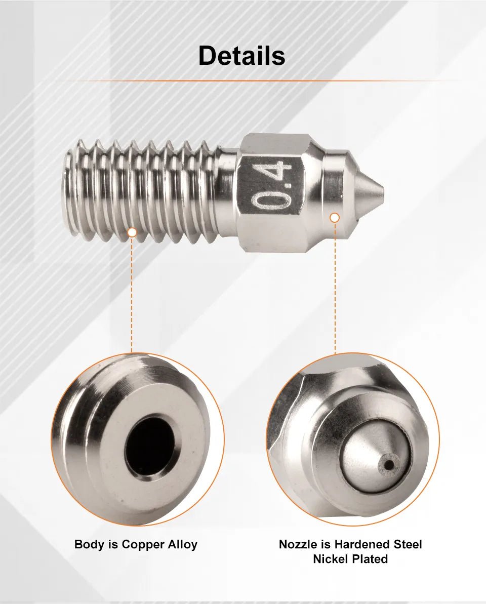 Trianglelab Bi Metallic MY Nozzle for Elegoo Neptune 4 / 4 Pro - 0.4mm - TL - MYE - 40 - DREMC STORE