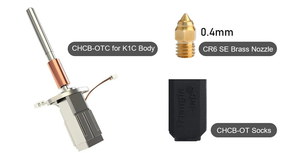 Trianglelab CHCB - OT/OTC Hotend for K1 / Ender 3 v3 / Sprite Series - For K1C / K1 Series 2024 - TL - CHCB - OTCK1C - DREMC STORE