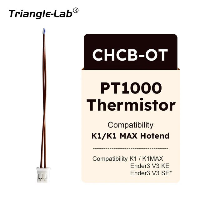 Trianglelab CHCB - OT/OTC Spare for Thermistor/Heater - For K1 / K1 Max - TL - CHCB - OT - K1 - T - PT1000 - DREMC STORE