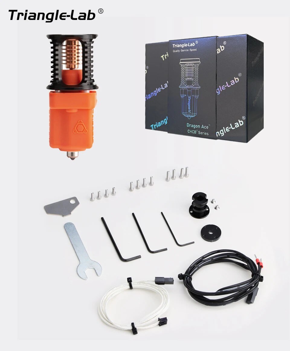 Trianglelab Dragon Ace™ Hotend (PT1000) Black - Standard - TL - DRAGON - ACE - PT1000 - DREMC STORE