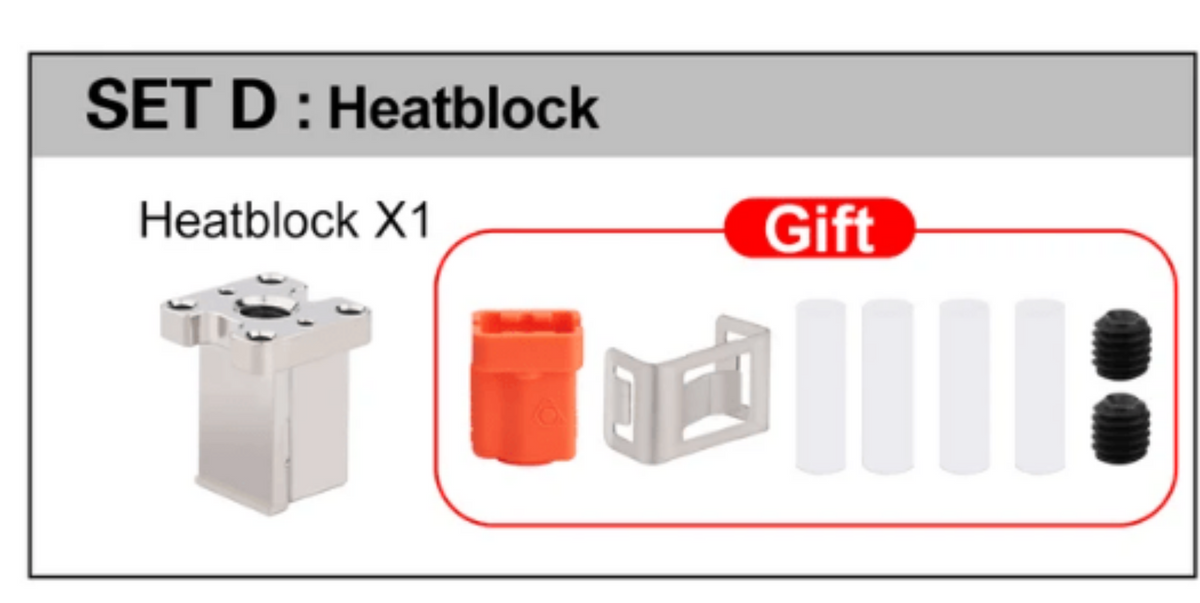 Trianglelab Dragon Ace™ Hotend Spare Parts - Heater Block - TL - DA - HEATBLOCK - DREMC STORE