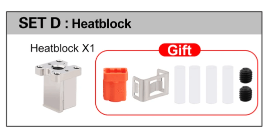 Trianglelab Dragon Ace™ Hotend Spare Parts - Heater Block - TL - DA - HEATBLOCK - DREMC STORE