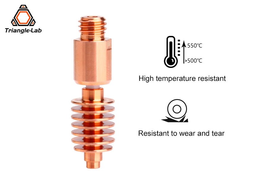 Trianglelab Dragon Ceramic Core Heat Break for Trianglelab / Phaetus Dragon Hotend - HF Ceramic - 45923241 - DREMC STORE
