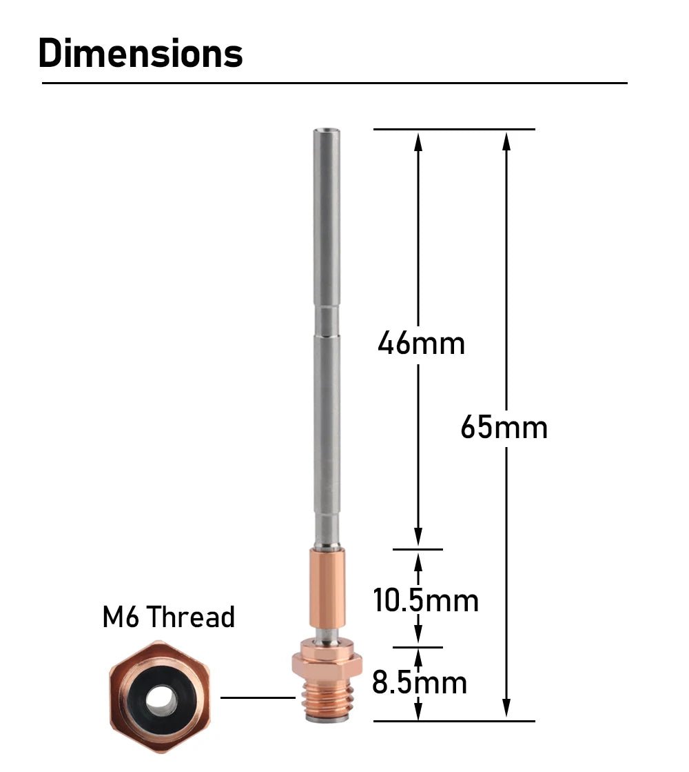 trianglelab Prusa MK4 V6 Heatbreak Adaptor comptaible - TL - V6MK6AP - DREMC STORE