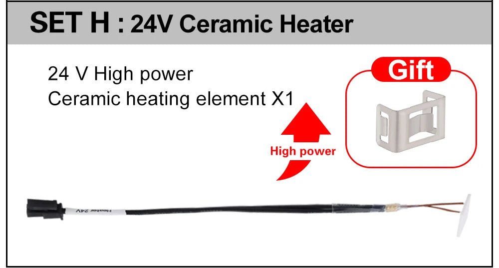 Trianglelabs Dragon Ace Ceramic Heater Replacement (96 - 115w) - TL - DG - HEATER24V - DREMC STORE