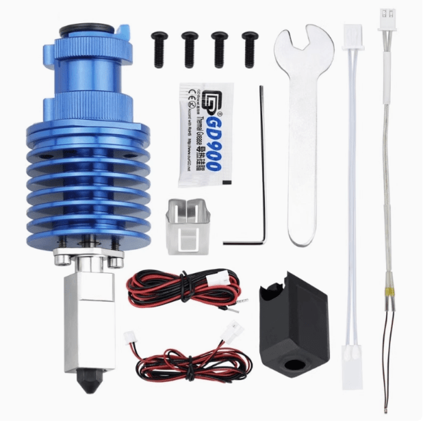 V6 Bi Metal TZ Hotend, with accessories.  