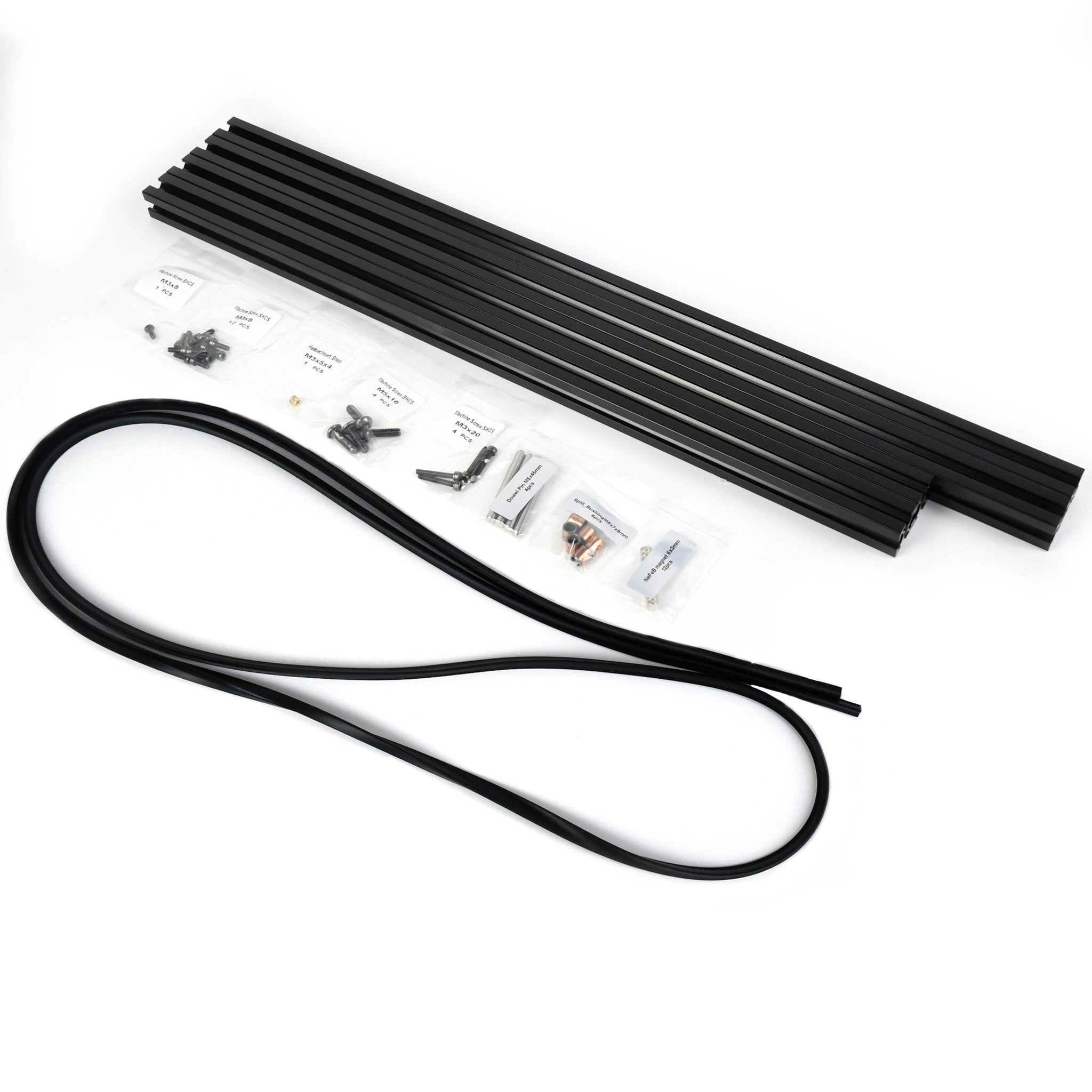 Voron 2.4 Clicky - Clack Fridge Door With Panel - 300 - LDO - CCD - 2.4 - 300 - BLK - DREMC STORE