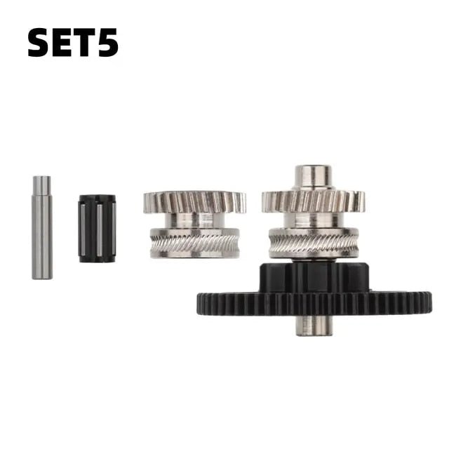 Vz Plus Extruder 60T 12MM Gear All Metal Vz - Hextrudort - Low by Mellow3D - Set 5 (Twill Plus Gear Set) - 7TWPG - DREMC STORE