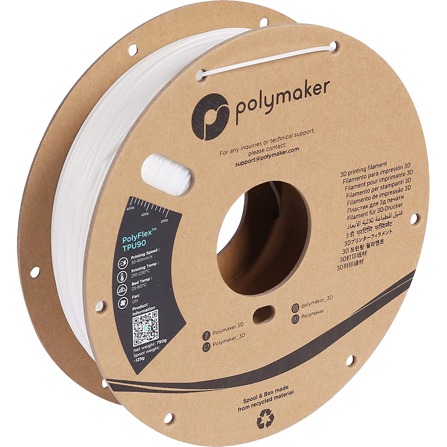 PolyFlex™ TPU90 1.75mm 750g