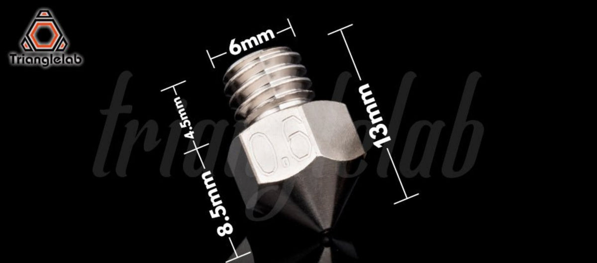 1PC Trianglelab MK8 Plated Copper Nozzle 1.75mm - 0.25mm - 88776361 - DREMC STORE